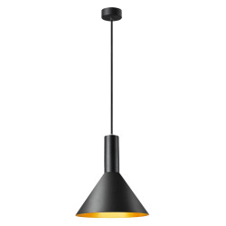 Suspension intérieure PHELIA 25 Ø 275 cm noir/doré E27 23W max - SLV - 1002949
