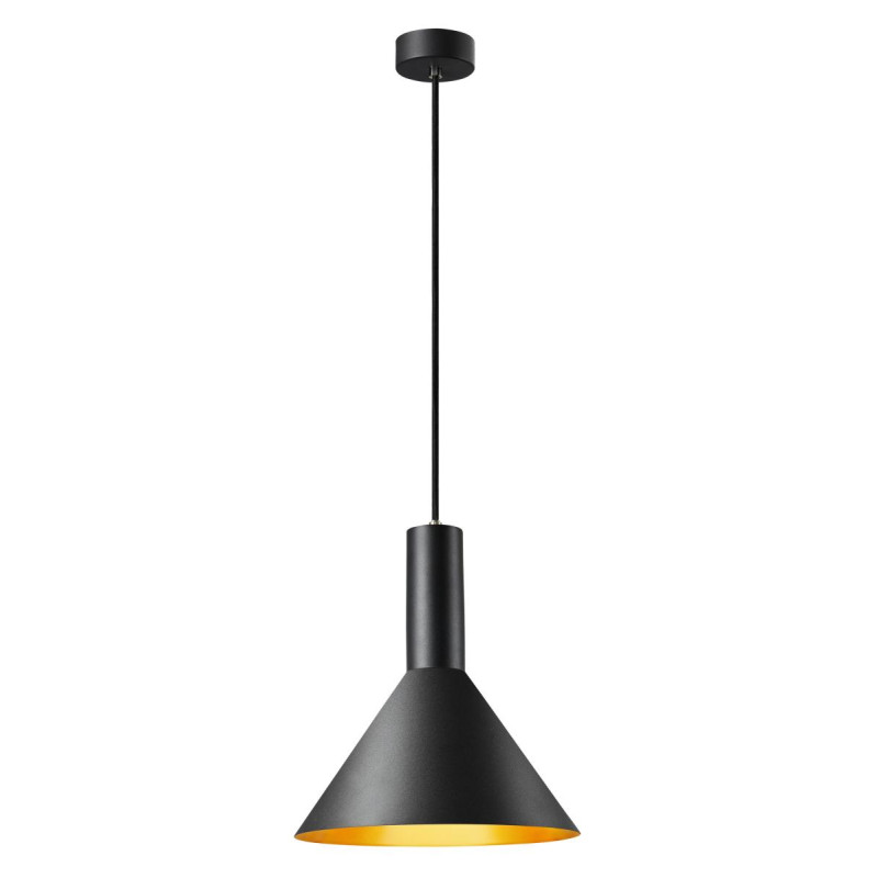 Suspension intérieure PHELIA 25 Ø 275 cm noir/doré E27 23W max - SLV - 1002949