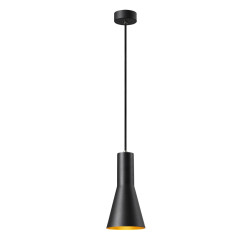 Suspension intérieure PHELIA 10 Ø 13 cm noir/doré E27 23W max - SLV - 1002951