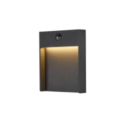 Applique extérieure FLATT SENSOR gris LED 16W 3000/4000K IP54 avec - SLV - 1002954