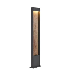 Borne extérieure FLATT 100 gris/imitation bois LED 97W 3000/4000K I - SLV - 1002959