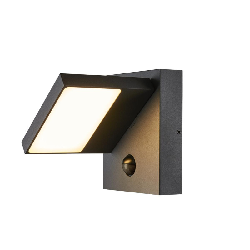 Applique extérieure ABRIDOR SENSOR gris LED 14W 3/4K IP54 - SLV - 1002990
