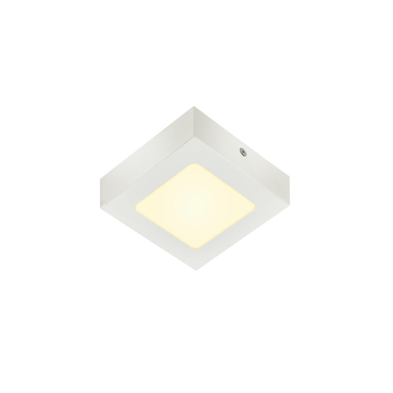 Plafonnier intérieur SENSER 12 carré blanc mat LED 82W 3000K variable Tr - SLV - 1003017