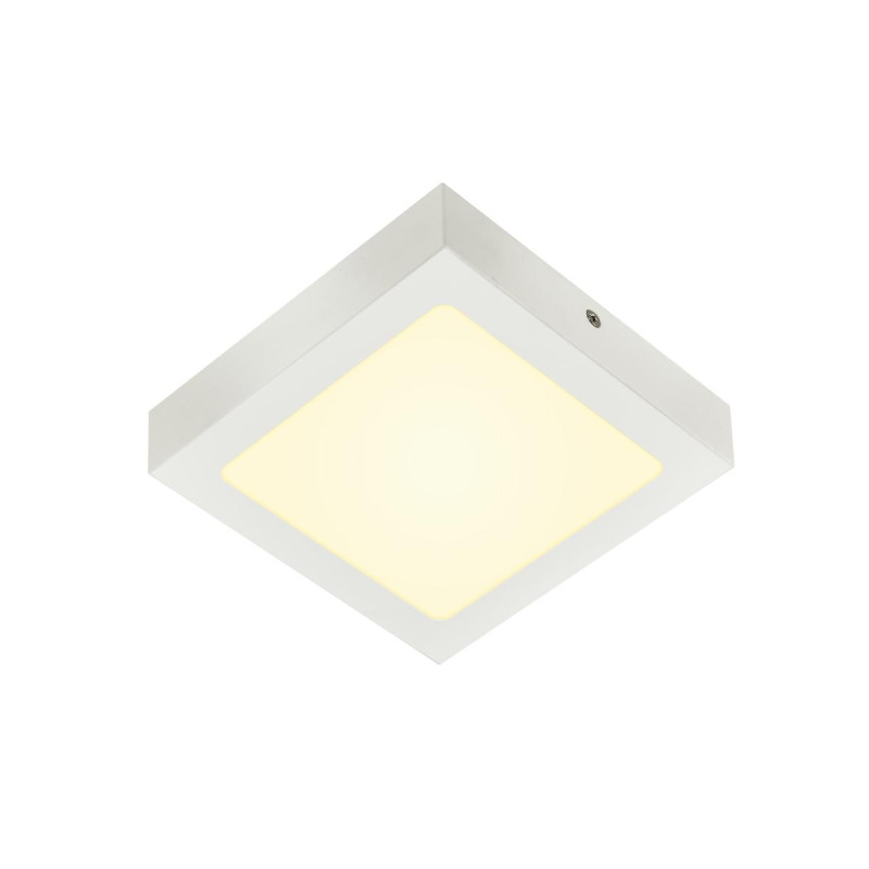 Plafonnier intérieur SENSER 18 carré blanc mat LED 12W 3000K variable Tri - SLV - 1003018