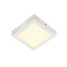 Plafonnier intérieur SENSER 18 carré blanc mat LED 12W 3000K variable Tri - SLV - 1003018