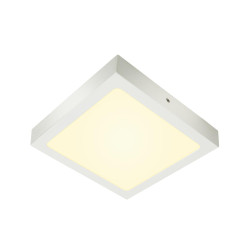Plafonnier intérieur SENSER 24 carré blanc mat LED 15W 3000K variable Tri - SLV - 1003019