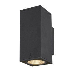 Applique ext ENOLA carré M gris LED 19W 3000K/4000K IP65 up/down - SLV - 1003419