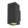 Applique ext ENOLA carré M gris LED 19W 3000K/4000K IP65 up/down - SLV - 1003419
