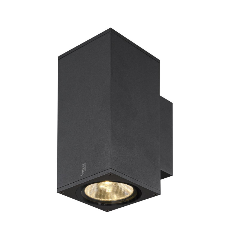 Applique ext ENOLA carré M gris LED 19W 3000K/4000K IP65 up/down - SLV - 1003419
