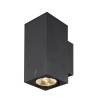 Applique ext ENOLA carré M gris LED 19W 3000K/4000K IP65 up/down - SLV - 1003419