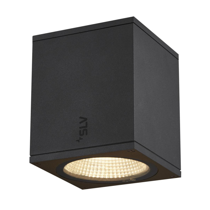 Plafonnier extérieur ENOLA carré M gris LED 10W 3000K/4000K IP65 - SLV - 1003421