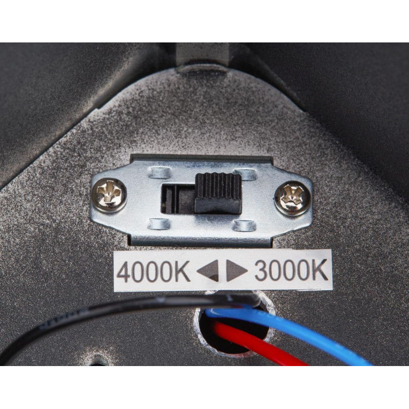 Plafonnier extérieur ENOLA carré M gris LED 10W 3000K/4000K IP65 - SLV - 1003421