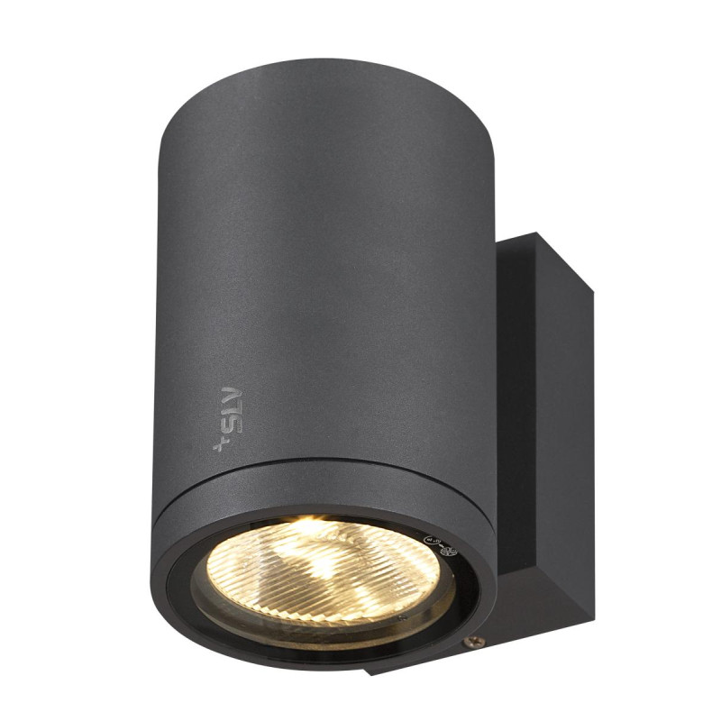 Applique extérieure ENOLA rond M gris LED 10W 3000K/4000K IP65 - SLV - 1003423