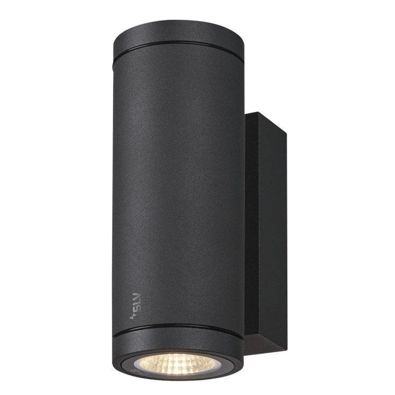 Applique ext ENOLA rond S gris LED 7W 3000K/4000K IP65 up/down - SLV - 1003424