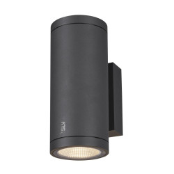 Applique ext ENOLA rond M gris LED 19W 3000K/4000K IP65 up/down - SLV - 1003425