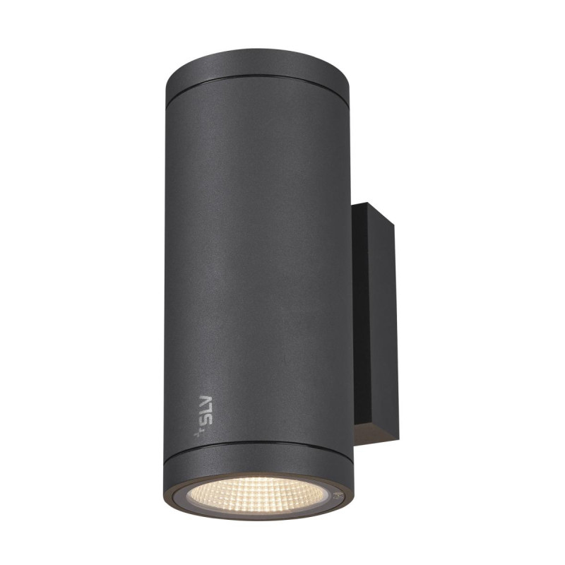 Applique ext ENOLA rond M gris LED 19W 3000K/4000K IP65 up/down - SLV - 1003425