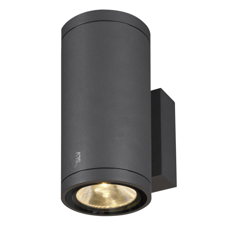 Applique ext ENOLA rond M gris LED 19W 3000K/4000K IP65 up/down - SLV - 1003425