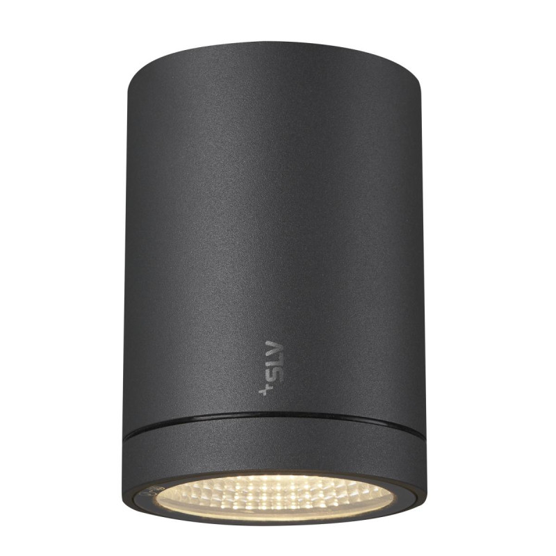 Plafonnier extérieur ENOLA rond S gris LED 9W 3000K/4000K IP65 - SLV - 1003426