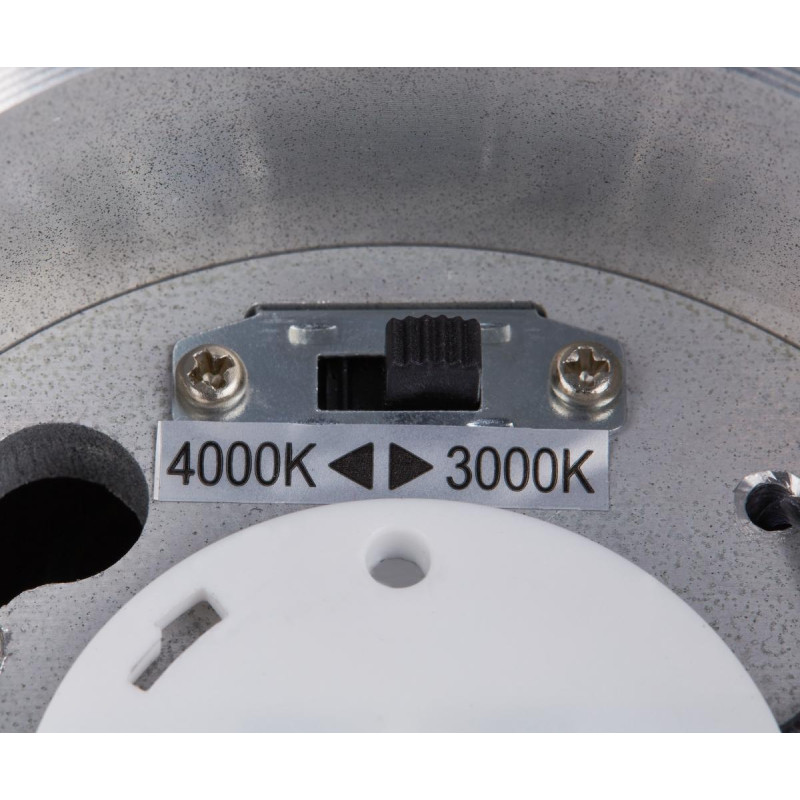 Plafonnier extérieur ENOLA rond S gris LED 9W 3000K/4000K IP65 - SLV - 1003426