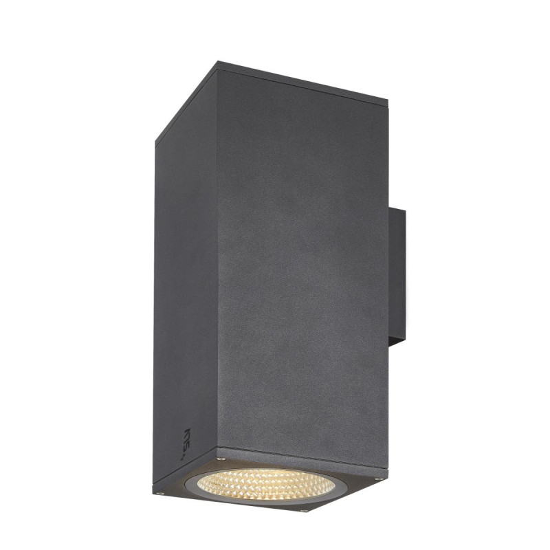 Applique ext ENOLA carré L gris LED 53W 3000K/4000K IP65 up/down - SLV - 1003438