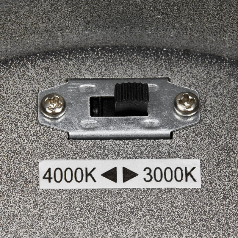 Plafonnier extérieur ENOLA rond L gris LED 35W 3000K/4000K IP65 - SLV - 1003442