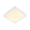 Applique et plafonnier ext AINOS carré blanc LED 17W 3000K/4000K IP65 - SLV - 1003449