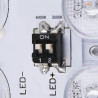 Applique et plafonnier ext AINOS carré blanc LED 17W 3000K/4000K IP65 - SLV - 1003449