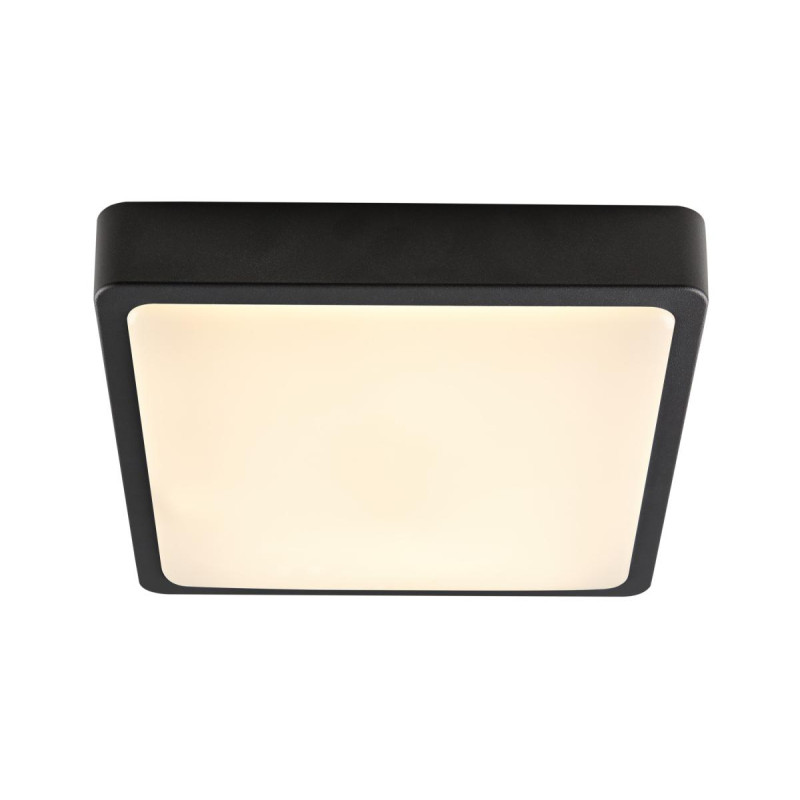 Applique et plafonnier ext AINOS carré gris LED 17W 3000K/4000K IP65 - SLV - 1003450
