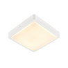 AINOS SENSOR, applique plafonnier ext carré blanc LED 18W 3000K/4000K détecteur - SLV - 1003451
