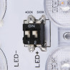 AINOS SENSOR, applique plafonnier ext carré anthr LED 18W 3000K/4000K détecteur - SLV - 1003452