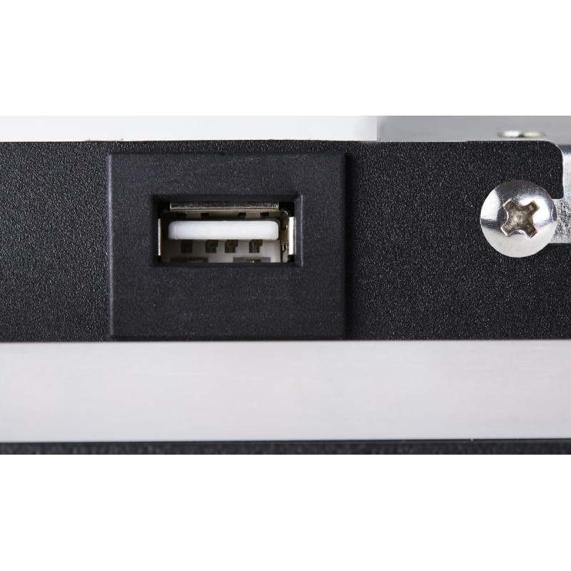 Applique int. liseuse SOMNILA SPOT gauche noir LED 13W 3000K avec port USB - SLV - 1003455
