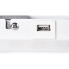 Applique int. liseuse SOMNILA SPOT droite blanc LED 13W 3000K avec port USB - SLV - 1003458