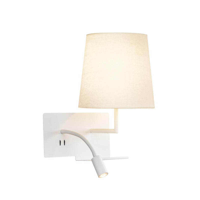Applique int. liseuse SOMNILA FLEX droite blanc LED 3W 3000K avec port USB - SLV - 1003460