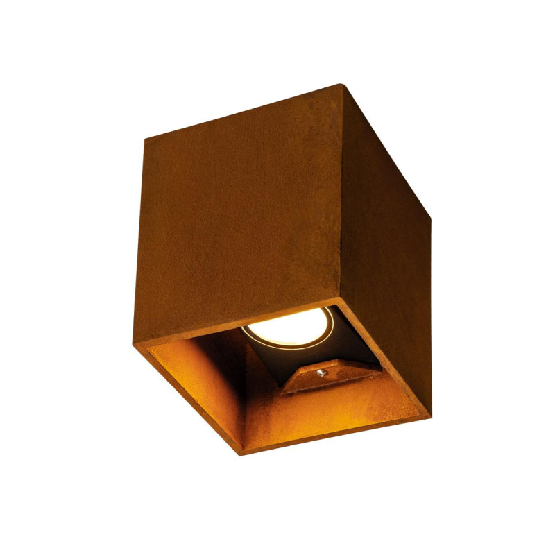 Applique extérieure carrée RUSTY® UP/DOWN rouillée LED 14W 3000/4000K IP65 - SLV - 1004650