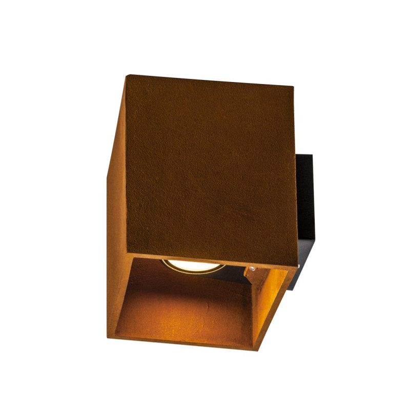 Applique extérieure carrée RUSTY® UP/DOWN rouillée LED 14W 3000/4000K IP65 - SLV - 1004650