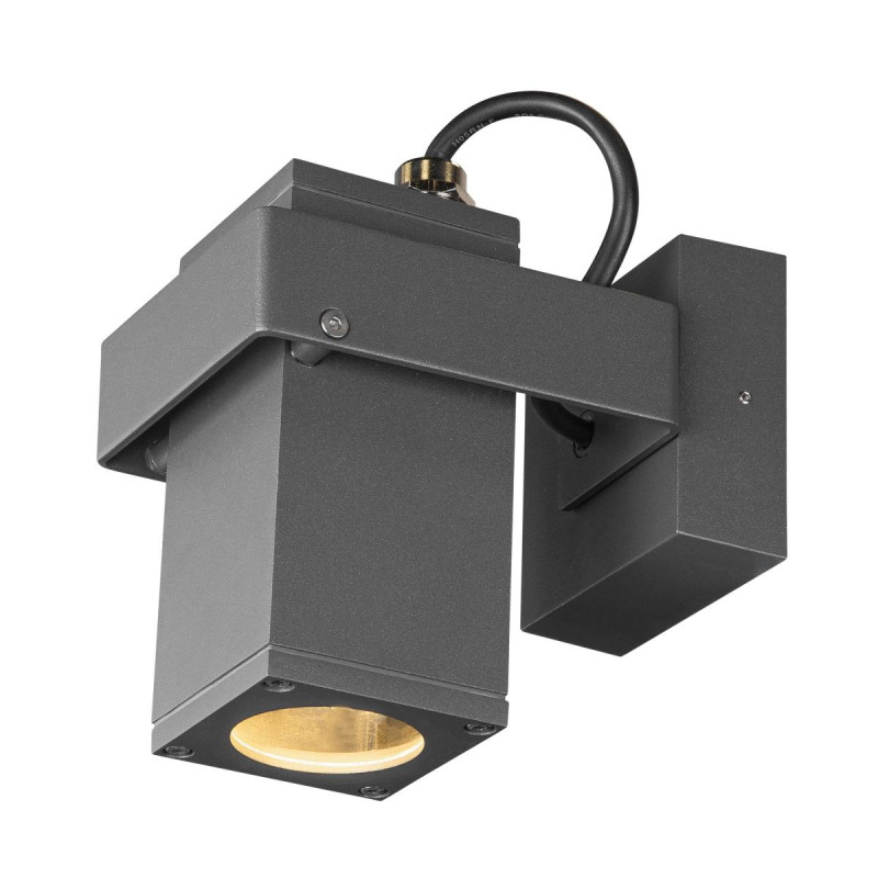 Applique et plafonnier extérieur THEO BRACKET gris GU10 QPAR51 7W max - SLV - 1004653