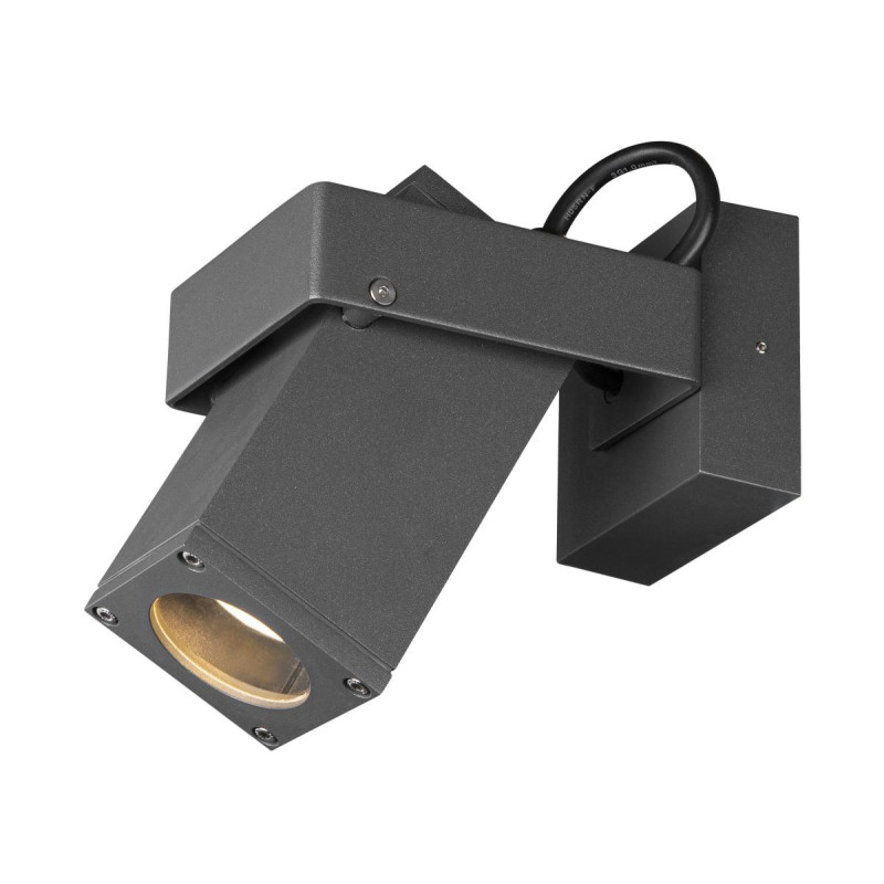 Applique et plafonnier extérieur THEO BRACKET gris GU10 QPAR51 7W max - SLV - 1004653
