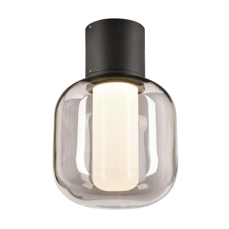 Plafonnier extérieur OVALISK gris LED 75W 3000/4000K interrupteur C - SLV - 1004677