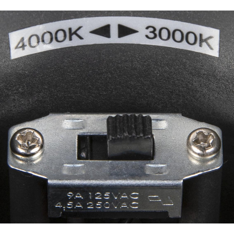 Applique extérieure OVALISK gris LED 96W 3000/4000K détecteur de mo - SLV - 1004679