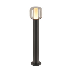 Borne extérieure OVALISK 75 gris LED 9W 3000/4000K interrupteur CCT - SLV - 1004680