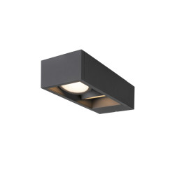 Applique extérieure ESKINA FRAME double gris LED 27W 3000/4000K int - SLV - 1004748