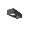 Applique extérieure ESKINA FRAME double gris LED 27W 3000/4000K int - SLV - 1004748