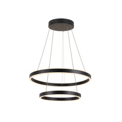 Suspension LED ONE DOUBLE intérieur up/down noir LED 35W - SLV - 1004765