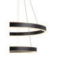 Suspension LED ONE DOUBLE intérieur up/down noir LED 35W - SLV - 1004765