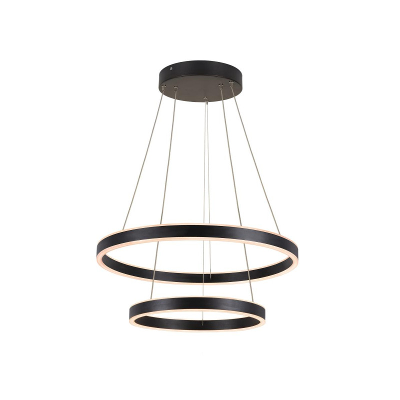Suspension LED ONE DOUBLE intérieur up/down noir LED 35W - SLV - 1004765