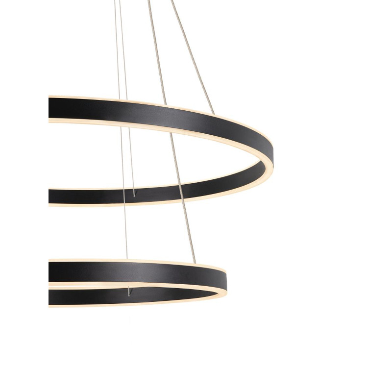 Suspension LED ONE DOUBLE intérieur up/down noir LED 55W - SLV - 1004767