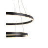 Suspension LED ONE DOUBLE intérieur up/down noir LED 55W - SLV - 1004767