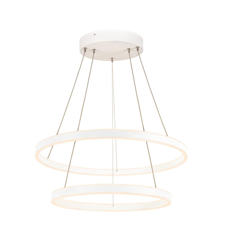 Suspension LED ONE DOUBLE intérieur up/down blanc LED 55W - SLV - 1004768