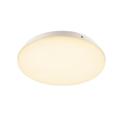 Applique plafonnier SIMA rond blanc LED 24W 3000K plast recyclé détect - SLV - 1005086