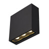 Applique extérieure BIG QUAD UP/DOWN gris LED 82W 3000K IP54 - SLV - 1005126